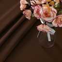 Brown Rectangle Tablecloth Waterproof Stain Resistant Wrinkle Free Square Table Cloth 210GSM Polyester Wipeable Table Cover for Party, Banquet, Indoor & Outdoor - Rectangular, 54 x 54 inch
