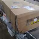 LINSY HOME Sideboard Buffet Cabinet with Storage, 55" Fluted Coffee Bar Cabinet with Tambour Sliding Doors and Drawer, Mid Century Modern Wood Storage Buffet Table for Kitchen, Living Room, Oak