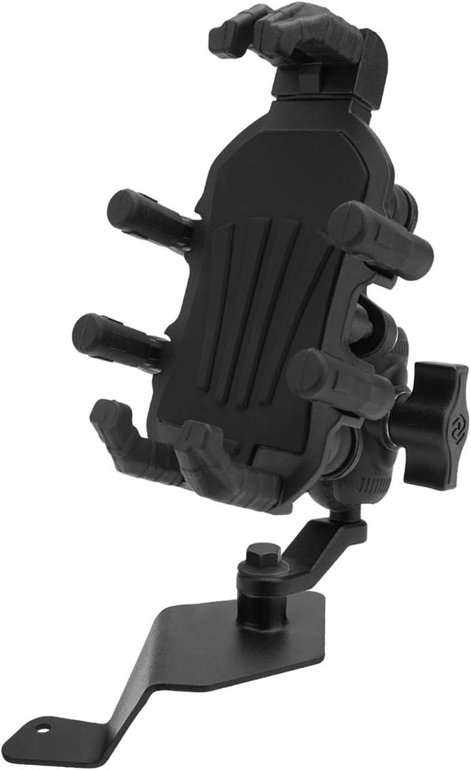 Jerbor X3 Phone Mount Fit for Can-Am Maverick X3 & X3 Max 2017-2025, 360 Adjustable Heavy Duty Aluminum Dashboard Phone Holder, Fits 5"-7.7" Cell Phones