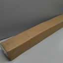 LazBlinds No Drill Cordless Bamboo Roman Shades, 35" W × 72" H, Brown