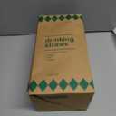 Glotoch Express 500 PCS Plastic Straws  10.2 Inch Long, 6mm Straws Disposable for Iced Coffee, Cola  Food-Safe, BPA-Free, Made in USA (500 Ct (Not Individually Wrapped))