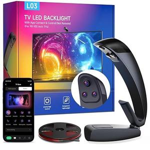 FFJ TV Lights That Change With TV, 21.3ft RGB Immersive LED Strip Backlight With 90-100 Inch Screen, Smart App Control, Music Sync, For Home Decoration - Upgraded Version