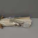 LazBlinds No Drill Light Filtering Roman Shades, Beige, 34" W x 48" H