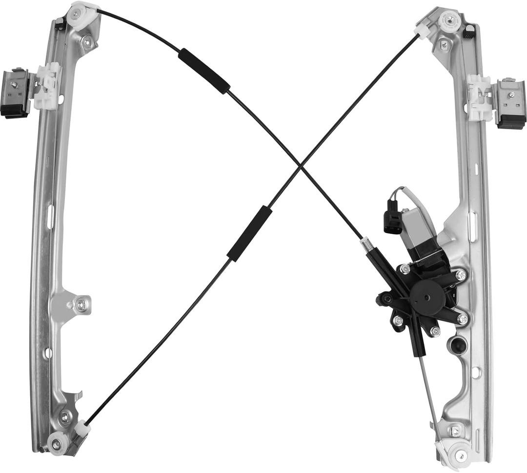 741-644 Front Driver Side Power Window Regulator w/Motor Fit for Select Cadillac/Chevrolet/GMC Models, Replace OE 15077853, 15095843, 15101785, 15755431, 15765393, 19120846, 19179943, 20914717
