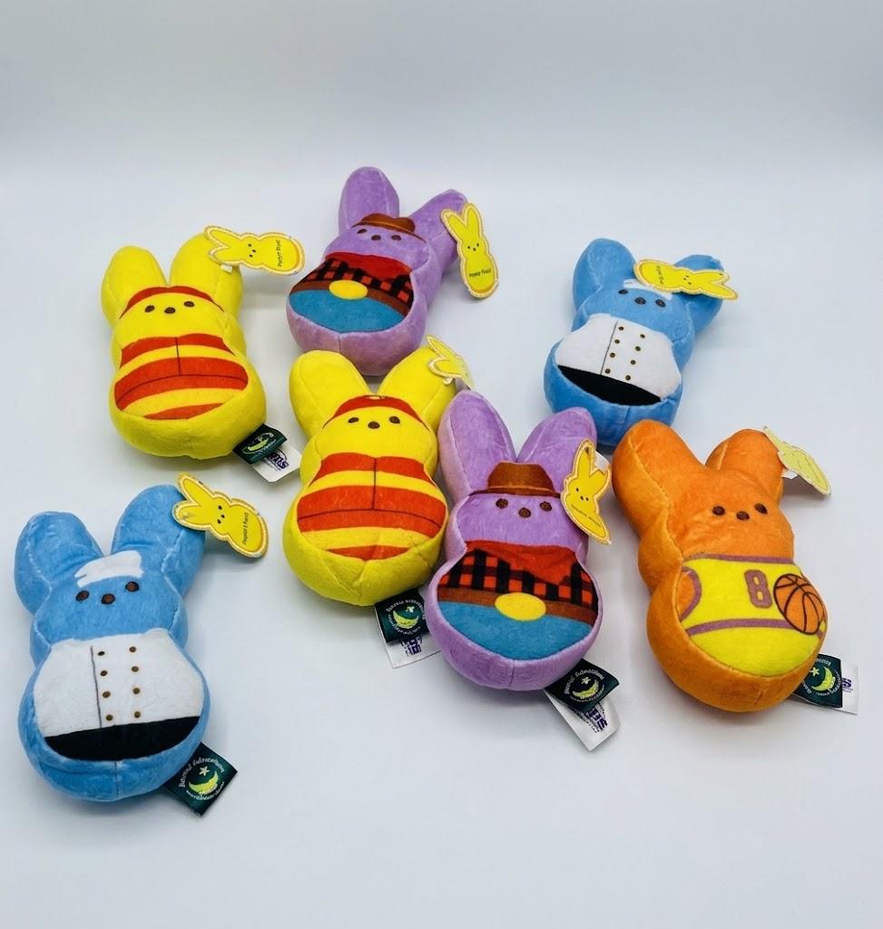 7 x  6in Peeps Easter Egg Plushies