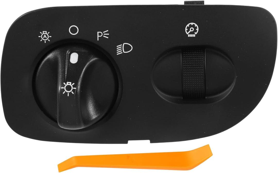 No.YL3Z11654DAA/YL3Z11654DAB/YL3Z11654DAC/YL3Z11654DAD Headlight Switch with Removal Tool for Ford F-150 2000-2003 for Ford F-150 Heritage Headlamp Dimmer Switch Black