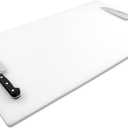 Thirteen Chefs Extra Large 30 x 18 Inch Cutting Board for Meats, Game and Fish  1/2 Inch Thick HDPP Plastic for Food Service, 10 pounds