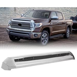 Front Upper Grille Compatible for Toyota Tundra Hood Bulge Molding Grille 2014 2015 2016 2017 2018 2019 2020 2021