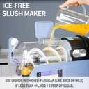 Lifecreek 78oz Slushie Machine for Party, Ice-Free Frozen Drink Maker with 10 One-Touch Modes, Low-Noise Design for Margaritas and Smoothies