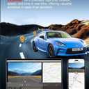 Mirror Dual Dash Camera,4K and 2.5K Dash Cam with Voice Control Rear View Mirror Camera and WiFi,GPS Dashcam for Cars with WDR Night Vision, G-Sensor, 24 Parking Monitor ABS (Include 64GB Card)