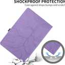 Rotating Case for Lenovo Tab M9 9.0 inch (TB-310FU) 2023 Released PU Leather Cover Lightweight Flip Stand Shell with Pen Holder for Lenovo Tab M9 9" 2023 Tablet-Purple