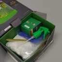 Dan&Darci Light-Up Terrarium Kit for Kids - STEM Science Kit - Educational DIY Toy for Boys & Girls - Birthday Easter Gift - Craft Project Idea for Ages 6 7 8 9 10 11 12 Year Old