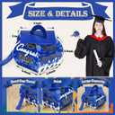 2 x KPOSIYA Graduation Party Favors Boxes，32 pcs Class of 2026 Graduation Cap Candy Box with Tassel，Grad Gift Treat Boxes for 2026 Table Centerpieces Decorations(Blue)