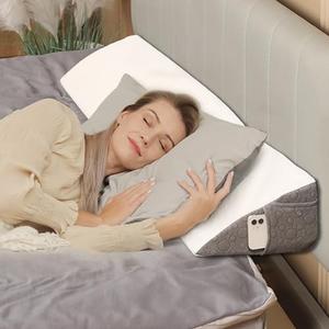 Kӧlbs Bed Wedge Pillow with Memory Foam Top Chic Jacquard Cover Wedge Pillow for Sleeping and Acid Reflux, Heartburn, Wedge Pillow for Sleep Apnea Wedge Pillow for Back Pain Relief