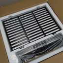 Spirit E310 Grill Parts for Weber Spirit, 17.5" Grill Grates 15.3" Flavorizer Bars for Weber Spirit 300 & GS4 Spirit II 300, Spirit E-310 E-315 Grills with Front Control Knobs for Weber 7638 7636