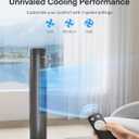 PELONIS 30-Inch Oscillating Tower Fan for Bedroom 3 Speed, 37dB Quiet Tower Fan with Remote Control and 7-Hour Timer ETL Certified, Grey