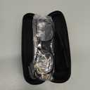 Eyekepper Readers Square Large Lenses Spring-Hinges Reading Glasses Women (Black-brown)