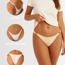 Seamless Underwear for Women,Comfortable No Show Underwear Soft Panties for Women Pack of 6 (M)