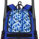 Baseball Bag Softball Bag with Heavy Duty Fence Hook, 2 Bat Sleeve, Ventilated Cleat Pocket, Large Capacity Durable Equipment Backpack