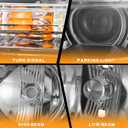 WEELMOTO Headlights Assembly for 1999 2000 2001 2002 2003 Lexus RX300
