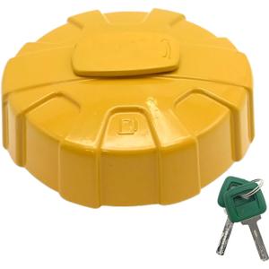14720142 Fuel Tank Cap with 2 Keys, Replacement for Volvo EC300, EC350, EC380, EC480, EC750, EC950, EW60, EW140, Replaces 14720142