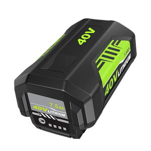 7500mAh Extend Capacity Replacement for Ryobi 40V Battery Compatible with Ryobi 40 Volt Lithium Battery OP4026 OP40601 OP4050A OP4040 OP4030 OP4050 Compatible with 40V Cordless Power Tool(Green)