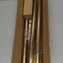 YNL Tension Shower Curtain Rod 34-66 Inch, Adjustable Spring Tension Curtain Rod No Drilling, Non-Slip, Never Rust, Stainless Steel, for Small Window Laundry Door Entryway, Gold