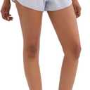 Aurefin Athletic Shorts for Women,Women's Quick Dry Workout Sports Active Running Track Shorts with Elastic and Zip Pockets (M)