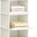 Storage Drawers, 12.8" wide Cupboard Organiser, Bathroom Stackable Shelf