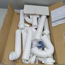 Kitchen Sink Drain Kit,1-1/2,for Most Kitchen Sink Drain Repair Kit and Bathroom Sink Drain Kit, Kitchen Sink P Trap Drain Kit 1 1/2 for Sink Plumbing Kit, Completed Sink Pipe Replacement Kit