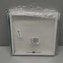 12x12 Traveler Adventure Shadow Box Frame Memory Box for Keepsakes Top Loading Shadow Keepsake Box with Slot for Concert Travel Ticket Stub Memory Wine Bottle Caps Shells Stamps, Creative Travel Gift (White)