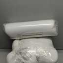 AAAAAcessories D-Shaped Chair Cushions, 2" Thick Dining Chair Pads with Ties and Removable, Machine-Washable Cover, 17" x 16", Set of 6, Khaki Gray