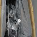 Foldable Wagon Stroller, Stroller Wagon for 2 Kids with 5-Point Harnesses, Adjustable Push/Pull Handle, Removable Sun Canopy, Suitable for Family Travel, Two Children Ride, Large Storage, Gift (Silver)