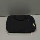 BAGSMART Toiletry Bag Travel Bag with Hanging Hook, Water-resistant Makeup Cosmetic Bag Travel Organizer for Accessories, Shampoo, Full-size Container, Toiletries (Black, Medium)