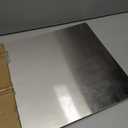Stainless Steel Cutting Boards with Lip for Kitchen, Chopping Boards for Countertop, Large Metal Cutting Board over Sink Suitable for Meat, Fruits, Vegetables, Bread, Cake, Pasta, Noodle and Pizza, 19.7 x 15.7
