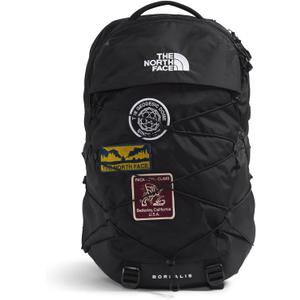 The North Face Borealis Commuter Laptop Backpack - Water Repellent, Laptop Sleeve, Large Main Compartment, TNF Black U Borealis Patch/TNF White, One Size