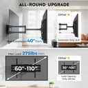 Heavy Duty TV Wall Mount with Extra Long Extendable Arm for 60–110 Inch TVs