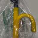 Tevlaphee Steering Wheel Lock - Anti Theft Device with Adjustable Car Wheel Lock, 3 Keys (Yellow)