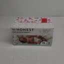 The Honest Company Clean Conscious Diapers for Delicate Skin, Up to 100% Leakproof Hypoallergenic Fragrance-Free Baby Diapers, Girl Prints, Club Box, Size 1 (814 lbs), 78 Count (Prints May Vary) (Rose Blossom + Tutu Cute)
