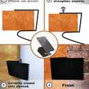 NACETURE Hurricane Window Board-Up Clips Universal and Reusable Hurricane Storm Plywood Clips for Windows with Screws 1/2" inch 16 Pack