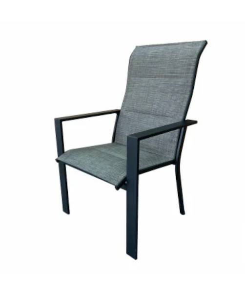 HD Designs Outdoors Padded Sling Stationary Dining Chairs
