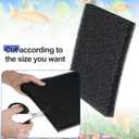 Tondiamo 3 Pieces Aquarium Sponge Filter Pad Media Cut to Fit Foam for Fish Tank Filters Replacement Fish Tank Cleaner Open Cell Foam Sponges for Dishes