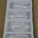 Drinking Glasses, 8 Piece Crystal Glass Cups, Mixed Glassware Set, 4 pcs Crystal Old Fashioned 11oz Highballs and 4 pcs 11oz Whiskey Glasses, Great for Cocktail, Whisky and other Beverages (Clear)