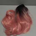 DAZCOS Anime Female Cosplay Wig Women Costume Accessories for Party Halloween (Pink 2) Adult One Size