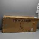 Stair Steppers for Exercise at Home, Folding Vertical Stair Stepper Climber, Full-Body Cardio Machine with Adjustable Handles, Steel Frame & Digital Monitor (White-Pink, Family)