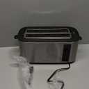 Anfilank Toaster 4 Slice with Countdown Timer, Extra Wide Slots for Bagels and Waffles, 6 Browning Settings, Removable Crumb Tray, Stainless Steel