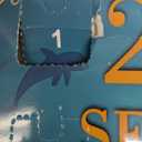 2025 Sea Glass Marine Life Advent Calendar, 24 Days Ocean-themed Christmas Countdown with 24 Realistic Ocean Animals Decoration, for Kids Collectors