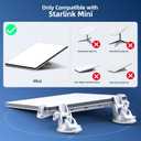 for Starlink Mini Car Mount for Dashboard, for Starlink Mini Suction Cup Mount for Dashboard & windshield, Secure Mounting Kit for Most Vehicles and Ensures Stable Driving and Satellite Signal