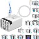 Cat Water Fountain Pump,Pet Water Fountain Pumps Replacement JY-830 Submersible Motor, Fountains Pump for Stainless Steel Cats DispensersUltra Quiet Dog Drinking Fountain Pump