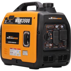 MaXpeedingrods 3500 Watt Portable Inverter Generator Gas Powered, EPA Compliant, Compact and Lightweight for Home Backup Power, Outdoor Camping, RV and Trailer